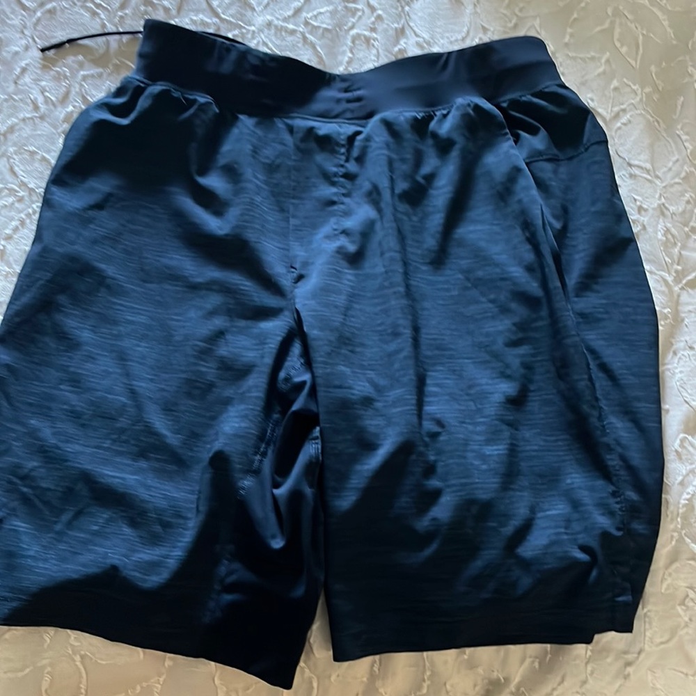 Navy Lululemon shorts, size medium.